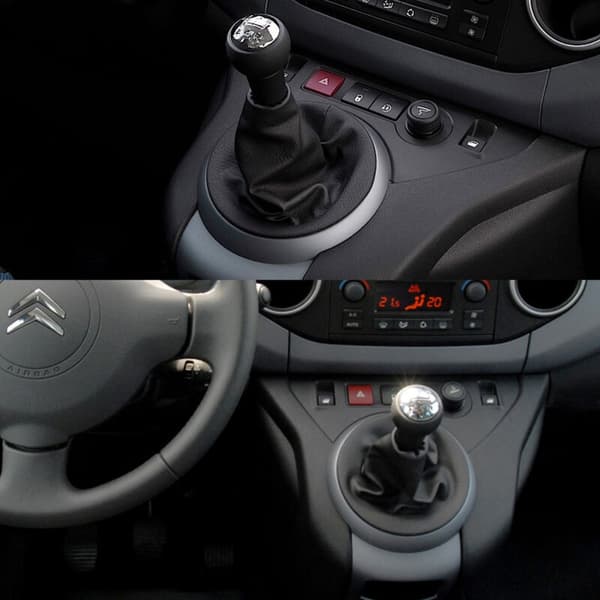 5-speed Gear Shift Knob + Gaiter for Citroen Berlingo III for Partner 2008-2021