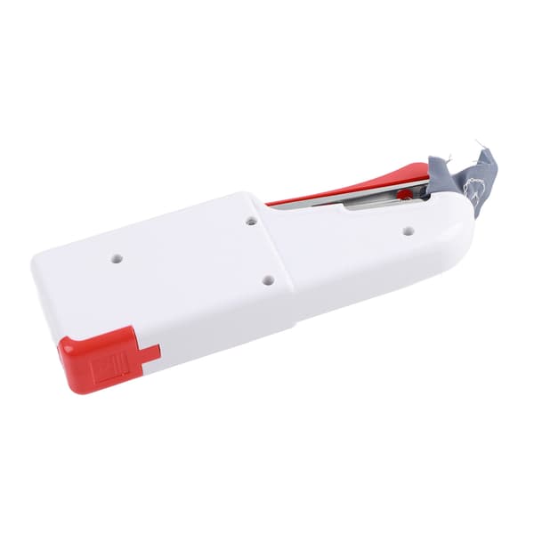 Handheld Sewing Machine Red Lightweight Portable ABS Stainless Steel Electric Sewing Machine for Crafts Sewing Machine