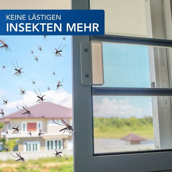 UV-resistent transparent glasfiber insektnet, sælges pr. meter – Holdbart beskyttelsesnet mod insekter