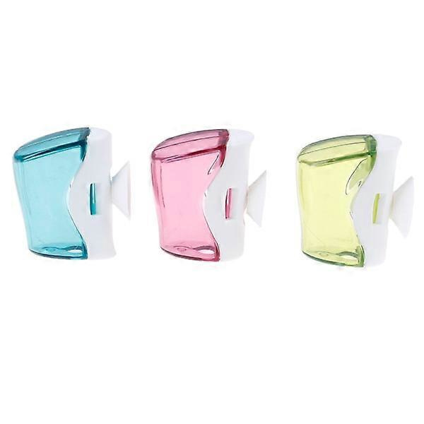 3 Pcs Toothbrush Holder Dustproof Wall Mounted Suction Cup Toothbrush