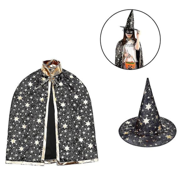 Taikurikappa Noitakappa Hatulla, Halloween-asusteet Aikuisille
