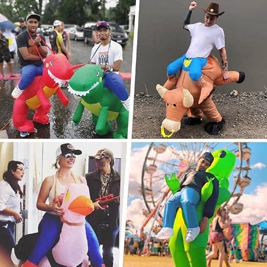 Uppblåsbar dräkt - Polyester, Ovanlig, Premiumkvalitet, Vuxenstorlek, Bekväm att bära, Tålig