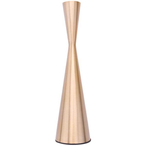 Tapered Candlestick, Metal, Hourglass, Fits Standard Candlestick Diameter