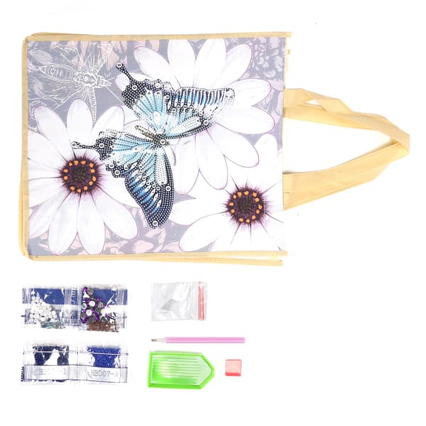 Diamond Painting Shopping Bag Reusable with Handle DIY Foldable Tote Bag Handmade Art Craft (HBD04) 0.2 0.2