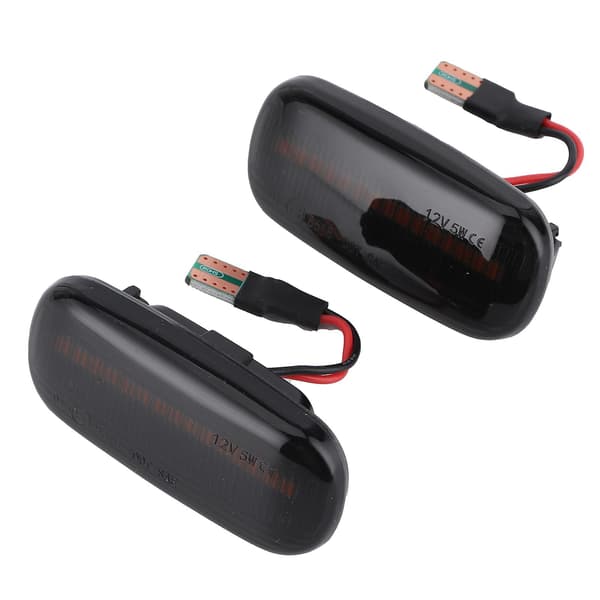 2 stk LED sidemarkeringslys Bilskjerm Blinklys Signallampe for A3 A4 A6 8P 8E 4F [DB]