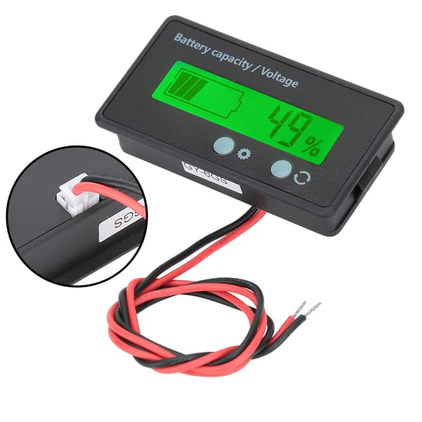GY-6GS PCB HTN Vandtæt Batterikapacitetsmåler LCD-display 12-84V Grøn