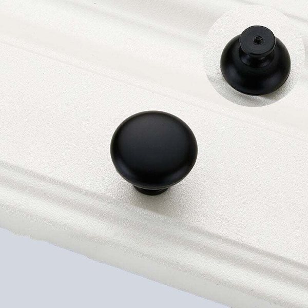 20 Pieces 29mm Black Vintage Cabinet Knobs - Compatible with Various Brands