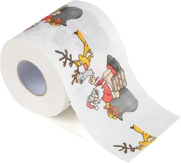 Funny Christmas Toilet Paper Roll 2-pack