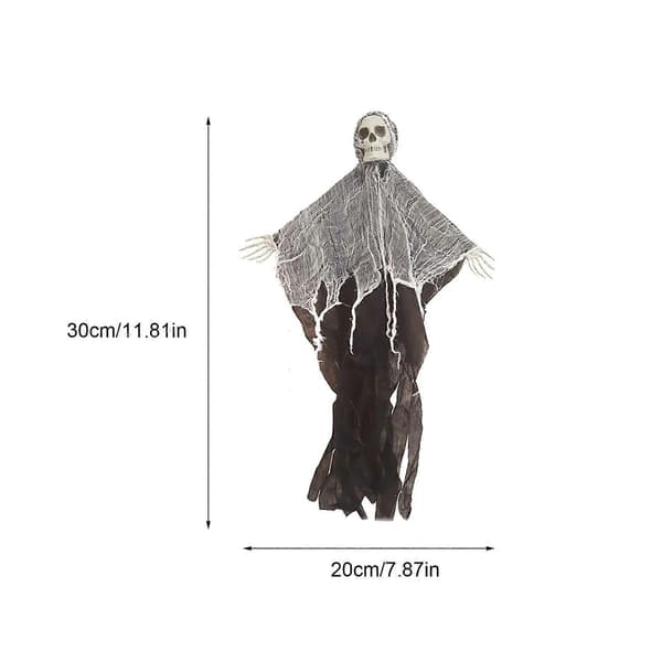 2025 Halloween Candy Holy Holiday Decoration Background Layout Skull Head Hanging Ghost Ornament