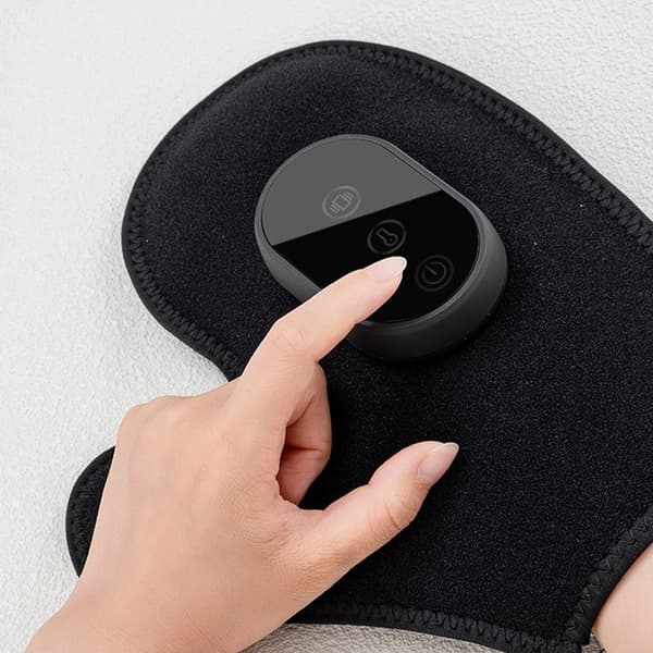 Trådløs opvarmet håndmassageapparat med vibration & justerbar temperatur til ledpleje