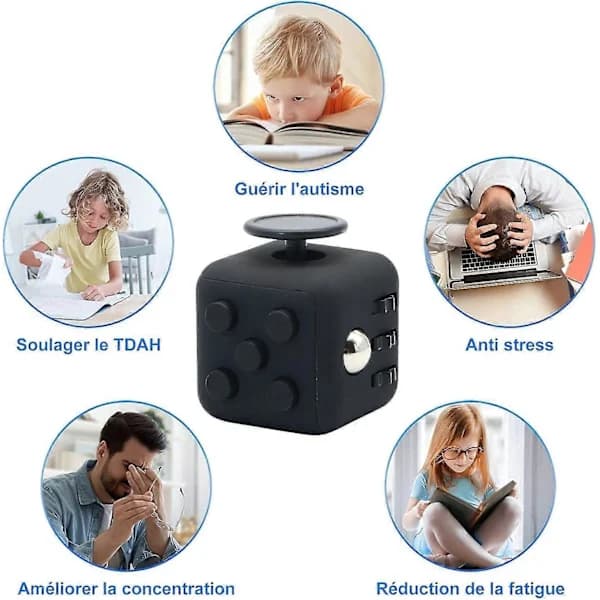 3 stk Fidget Toy Terning Legetøj Sensorisk Legetøj Stresslegetøj Angstlindringslegetøj Fingerlegetøj Til Legetøj[CO]
