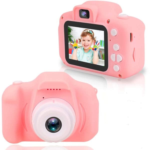 Barnkamera, digitalkamera selfiekamera barn videokamera spel