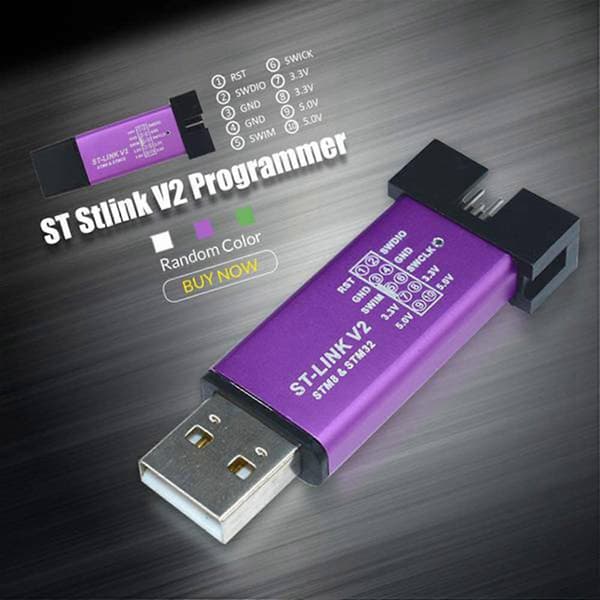 ST-Link V2 Programmeringsenhet Emulator Nedladdare + 40Pin STM32F103C6T6 ARM STM32 SWD Minimum System