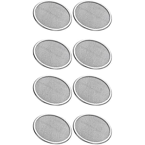 8-pack Sprouting Lids, Stainless Steel Screen Lids for 86mm Regular Mouth Jar (Ring Not Included)
