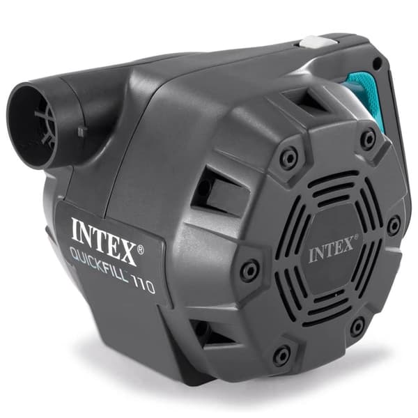 INTEX Elektrisk luftpumpe Quick-Fill 220-240 V 66644 Sort Svart