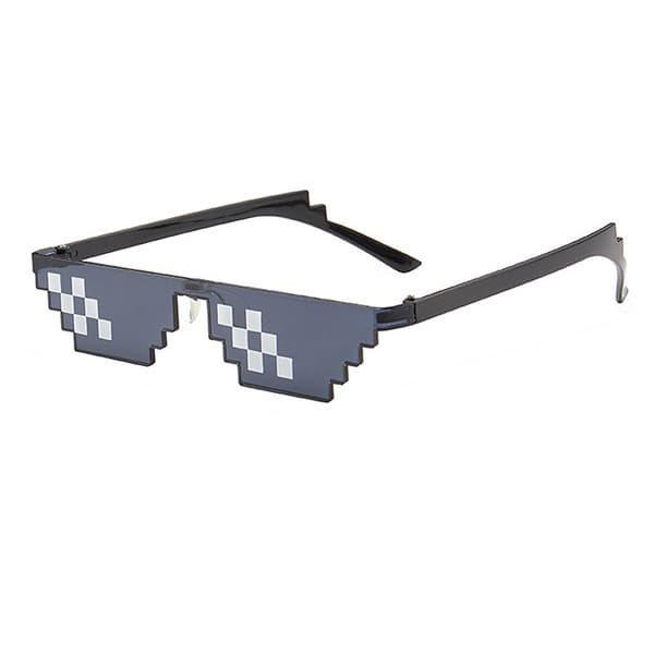 1 Coolit Lasit Mustat Thug Life Aurinkolasit, Swag Lasit Unisex S