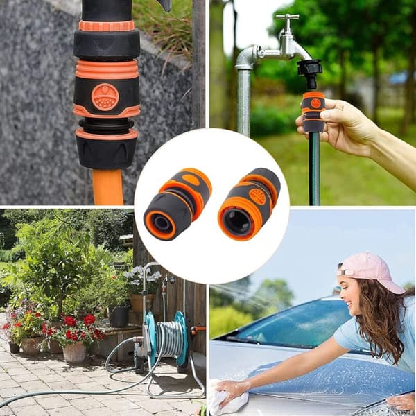 Quick Connect Garden Hose Connector 1/2 Durable for Garden Tools, Agriculture, Lawn, Garden Irrigation System