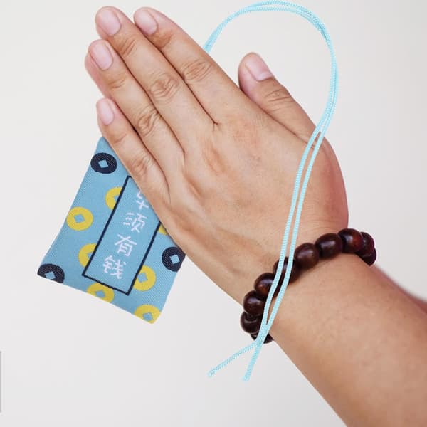 luck labels Duftpose Japansk beskyttelseskarakter Omamori pose velsignelse Velstandsamulet Rigdomsamulet Karriereamulet -