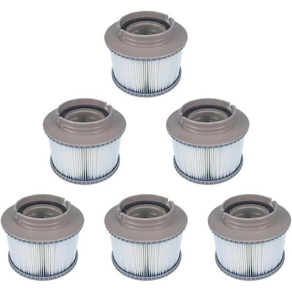 MSPA Replacement Filter 6-pack FD2089 Compatible with all current MSPA Hot Tub Pump Filter Cartridge
