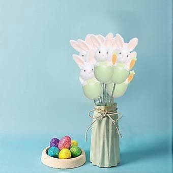 Påskedekorasjon Ins Påske Simuleringsgren DIY Fest Bukett Blomsterarrangement Tilbehør