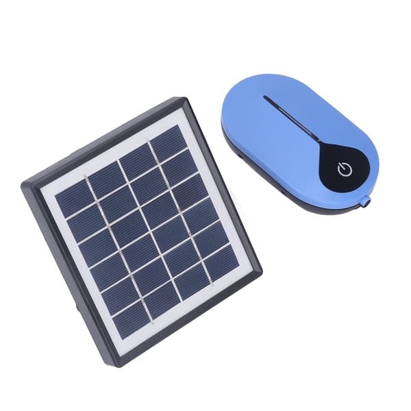 Solar Powered Oxygen Pump 3 Modes Large Volume Low Noise 6V 1.5W for Aquarium