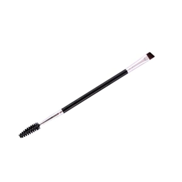 Double-sided Eyebrow Brush Angled Eyebrow Brush with Spoolies Portable Makeup Tool 15 cm