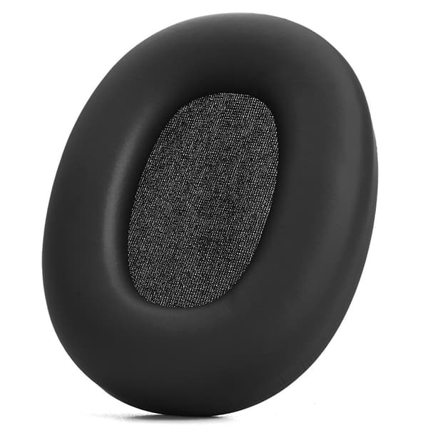 Replacement headphone cushions for comfort and sound isolation for commuting, home and studio, protein leather + memory foam, 2-pack black, compatible with Skullcandy