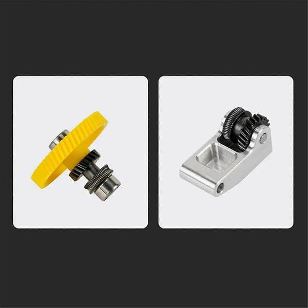 Drivgear Kit til Bambu Lab P1S P1P X1 Carbon X1C Opgradering DLC-belagt Dobbelt Drivgear Ekstruder Kit