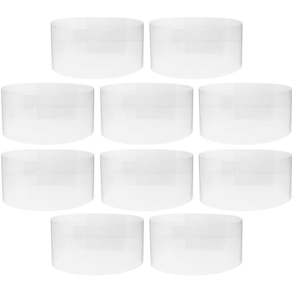 10 Adjustable Hat Inserts for Flat Straw Hats, Compatible with Various Brands