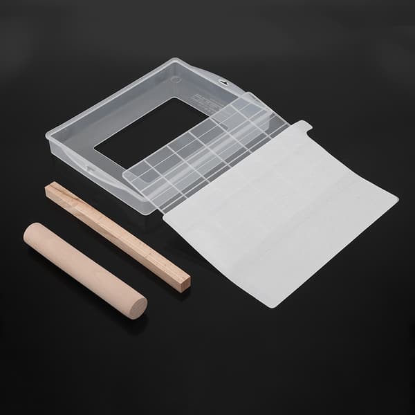 Silicone Mold for Nougat, Non-stick Mat, DIY Chocolate Candy Tool, Wooden Rolling Pin Set