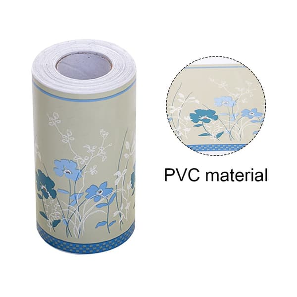 Kantbort tapet PVC Dekorativ kantbortsmærkat til køkken