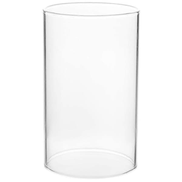 Sylindrisk lysestake i glass Glasspelare Lys Åpen Lysestake