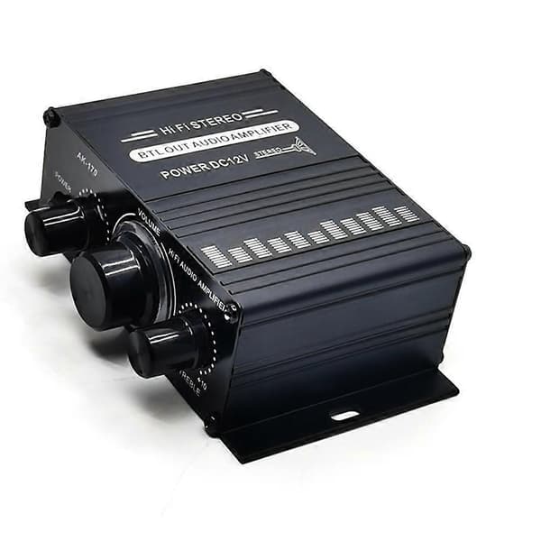 Mini stereoforsterker DC12V Dual Channel Hi-Fi lydspiller