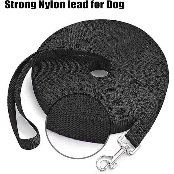 Mainiusi 30M Long Dog Leash with Padded Handle, Long Dog Leash 30M Long Dog Training Leash Tracking [DB]