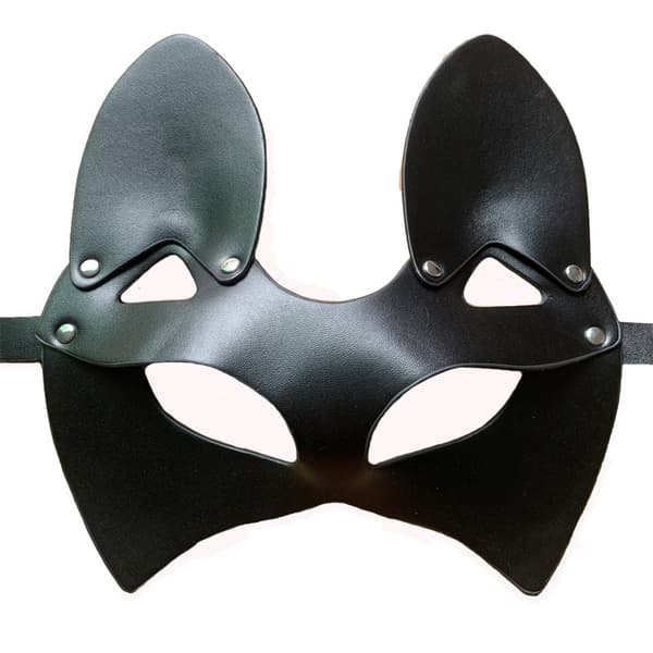 Lædermasker til kvinder, Maskerade maske til kvinder, Dyrehalvdel
