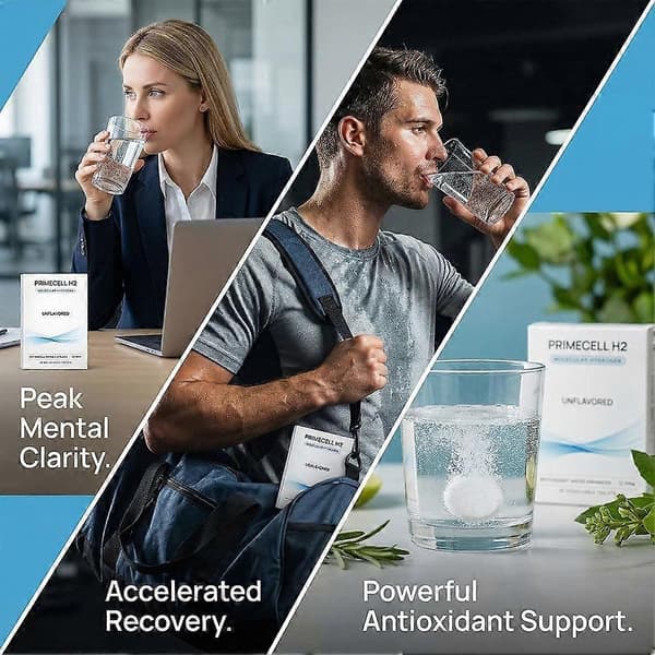 Molekylære Brintvandstabletter - Antioxidant & Energiboost - 30 stk