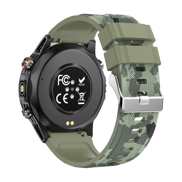 Multifunktionelt Smartwatch med hjertefrekvens, blodtryk og søvnovervågning kompatibelt med GloryFit APP Grøn Green