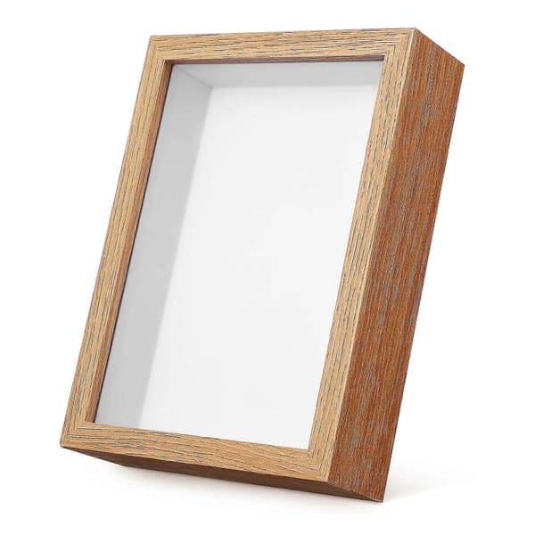 Dried Flower Display Case Hollowed Out Flower Frame Wooden Frame Flowers Mounting Box