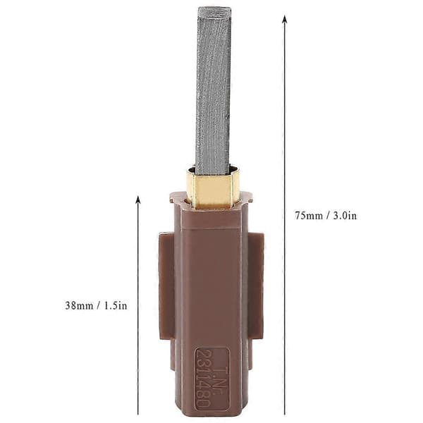 Kullbørste for støvsugermotor for Ametek Lamb 2311480 333261 - 2-pakning