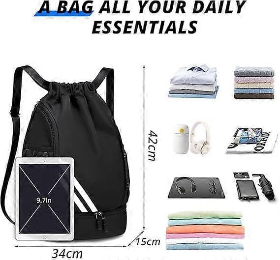 2024 New Sports Backpacks Waterproof Drawstring Backpack, Sports Gym Bag, Large Capacity Cinch Sack, Backpack Drawstring Bag.