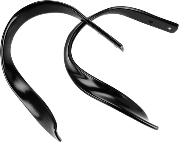 Decorative Wall Mounted Curtain Tiebacks in Aluminum Alloy with Screws