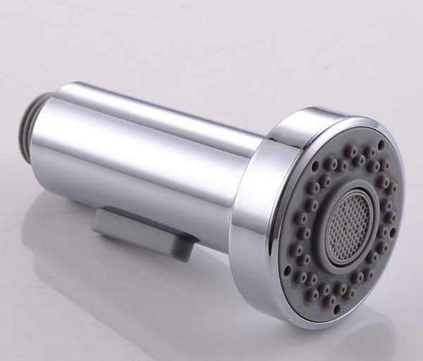 Pull-Out Sprayer for Kitchen Faucet, 2 Functions G1/2 Chrome Kitchen Faucet Sprayer, Foldable Kitchen Faucet Flow Pause