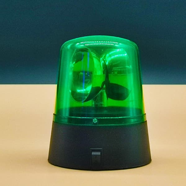Industrial LED Rotating Strobe Warning Light, Electrical Rotating Signal Lights For Emergencies [DB] Red Red