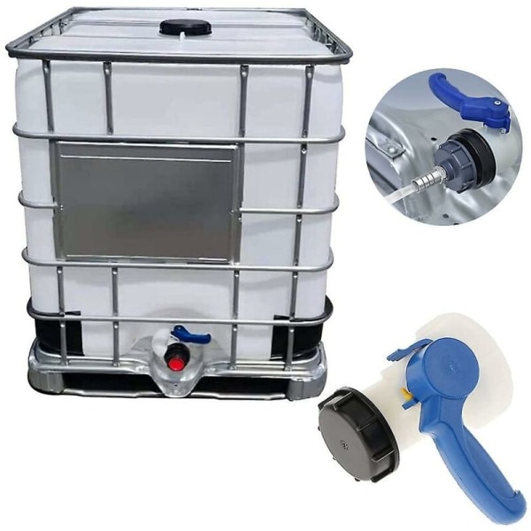62mm Dræningsadapter Rejsesæk Adapter 1000l IBC Butterflyventilbryder til IBC Vandtank