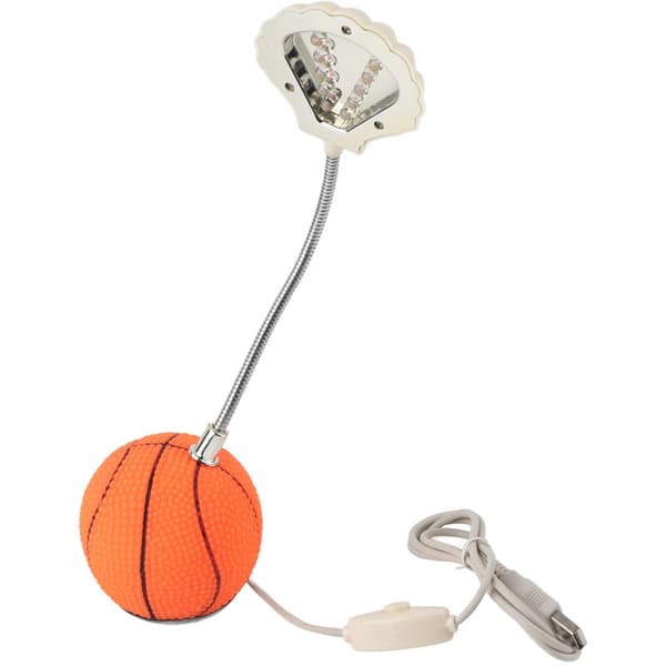 LED-skrivebordslampe, øyebeskyttelse, søt basketball, USB-lading, studiebordslampe for lesing, arbeid, studier