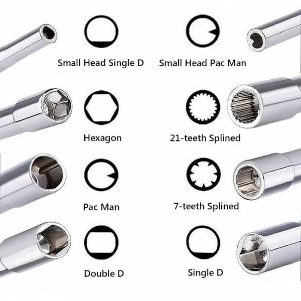 8-pack Diverse Carburetor Screwdrivers, Carburetor Adjustment Tool Set Carburetor Adjustment for 2-Stroke Engines