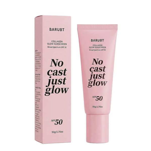 Glow-enhancing sunscreen, SPF50+ Water-resistant sunscreen without white cast 3PCS 3PCS