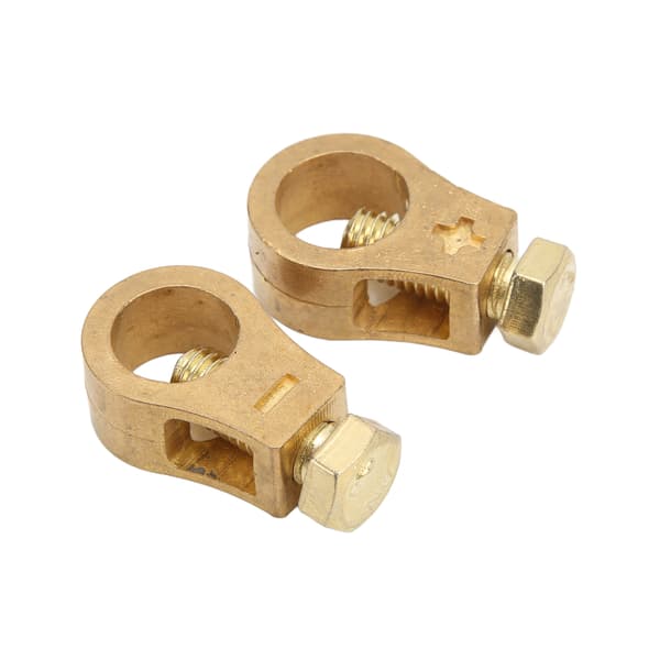 2 STK Batterikabelklemme O-form 16-18mm ID Universal for skip bobiler lastebiler biler