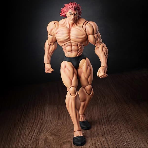 Hanma Yujiro Actionfigur 7,48 tommer Baki Anime Samlerobjekt med bevægelige led til udstilling