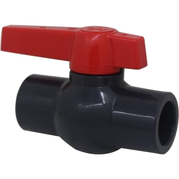 PVC-ventil til limning 20 25 32 40 50 63 75 90 110 mm kugleventil kugleventil til swimmingpool